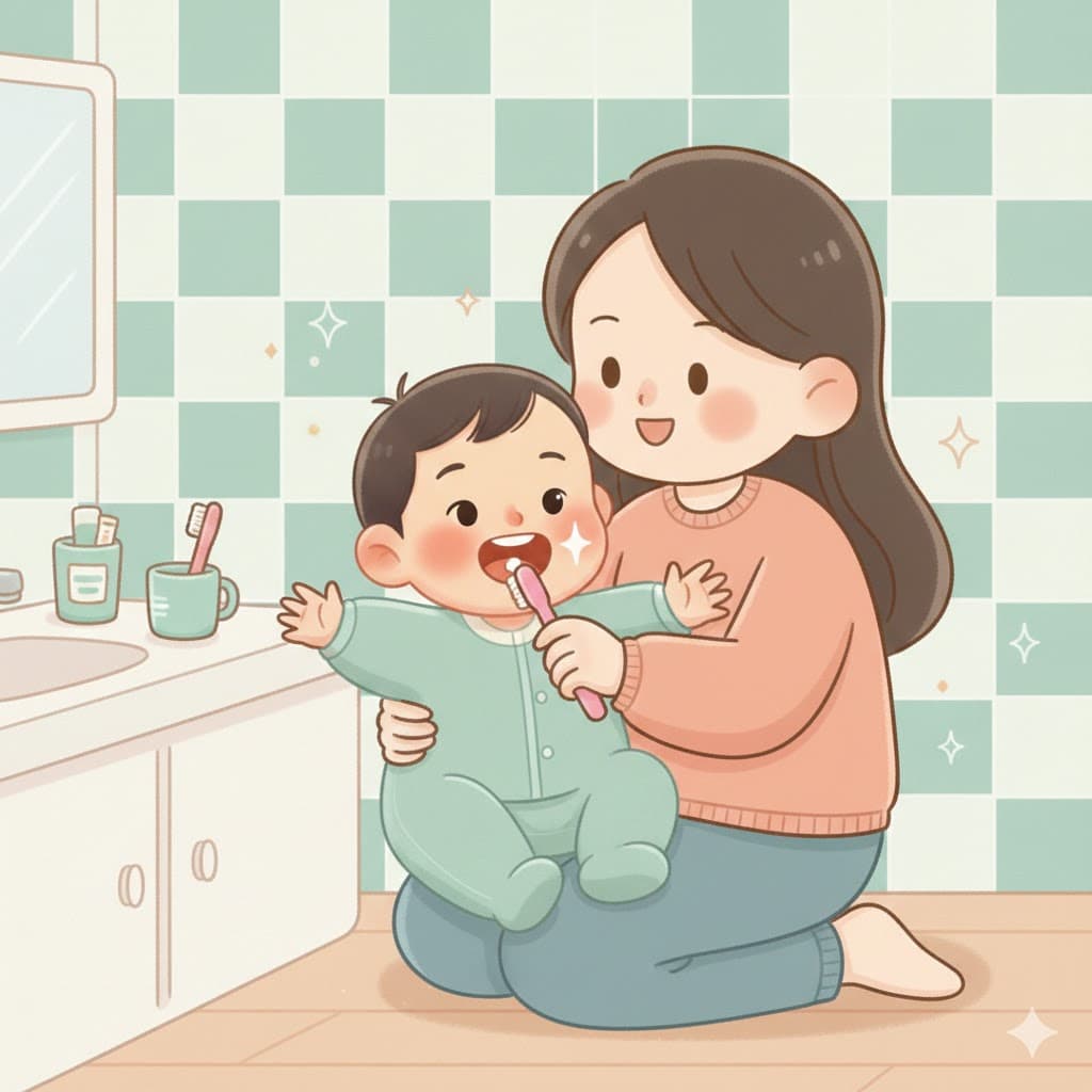 아기 칫솔질 시작 시기와 구강 관리 가이드: 잇몸 케어부터 불소 치약까지