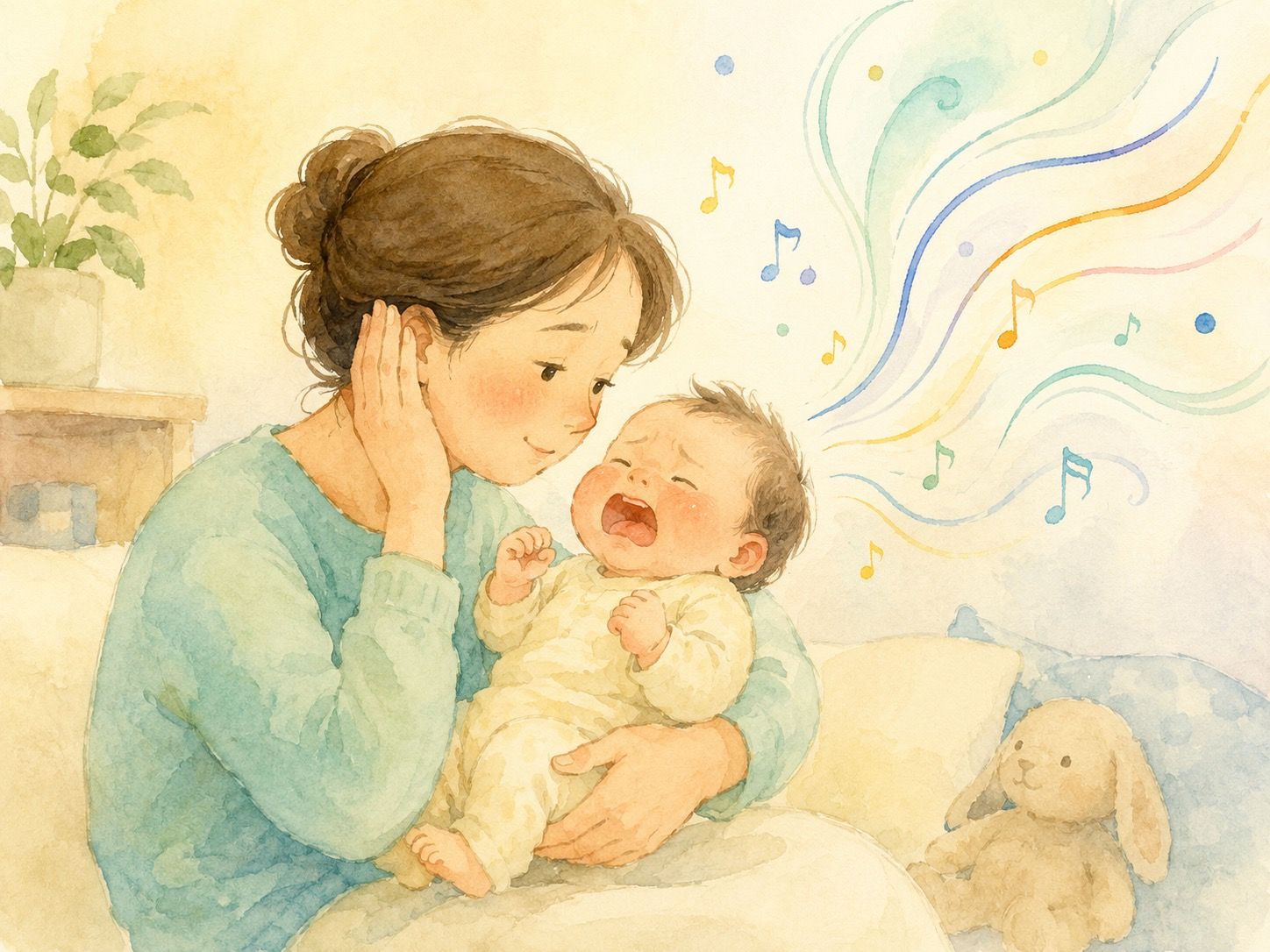 赤ちゃんの泣き声の見分け方:空腹・眠い・不快・痛みを音としぐさで読む