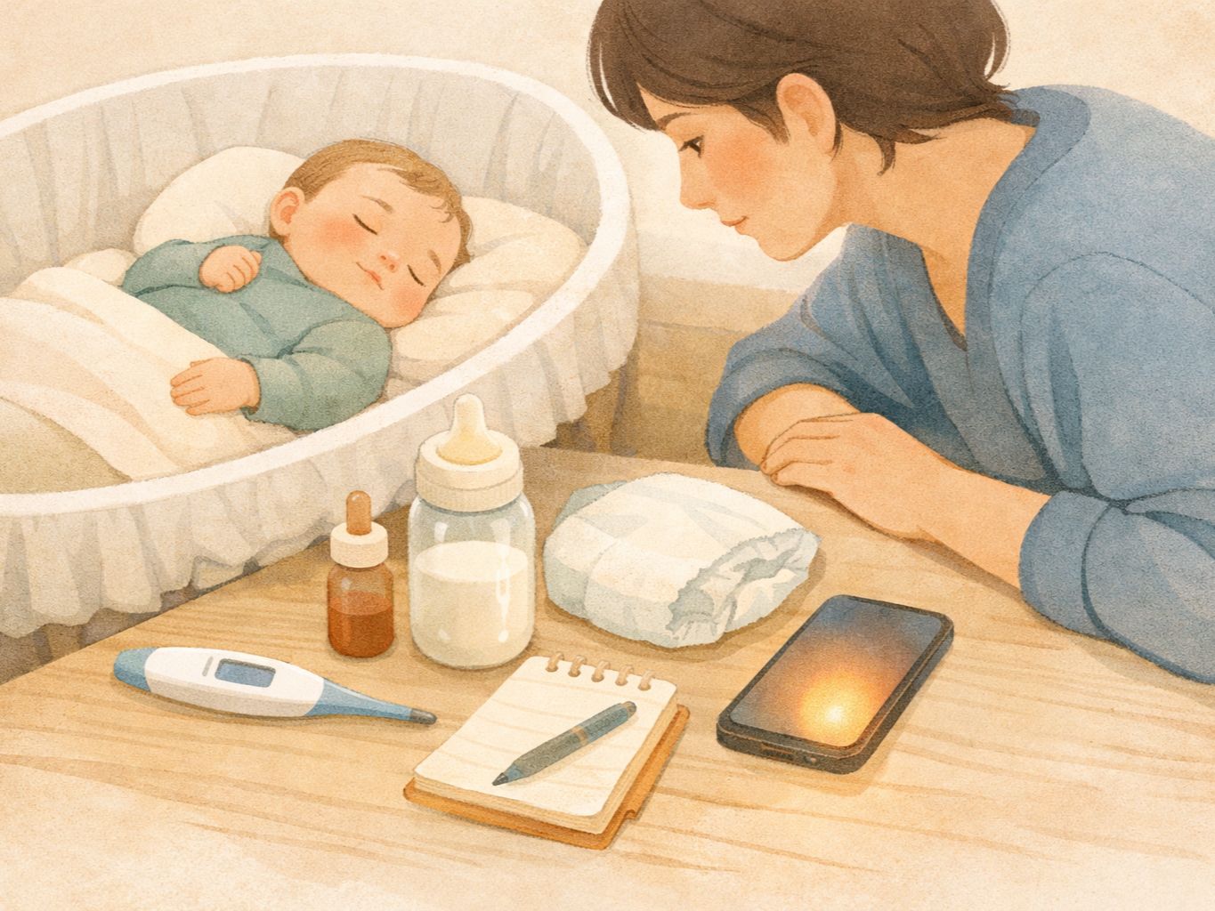 Before You Call the Pediatrician: What Symptoms and Details to Track for Your Baby
