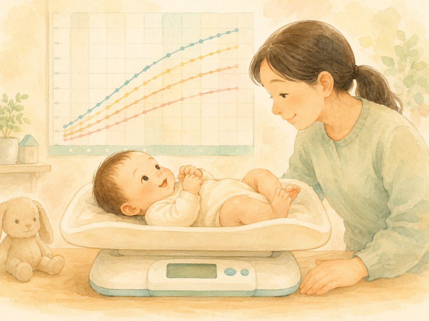 아기 몸무게가 안 늘어요: 월령별 정상 증가 속도와 걱정해야 할 기준