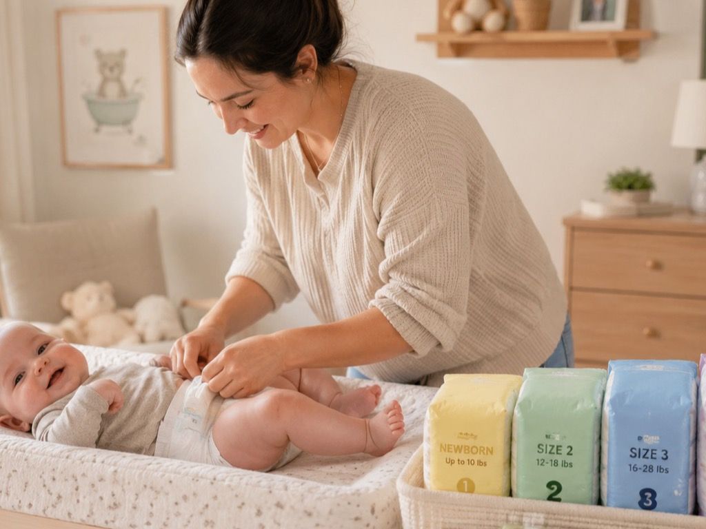 Diaper Size Chart & Guide: When to Size Up by Weight + 5 Key Signs