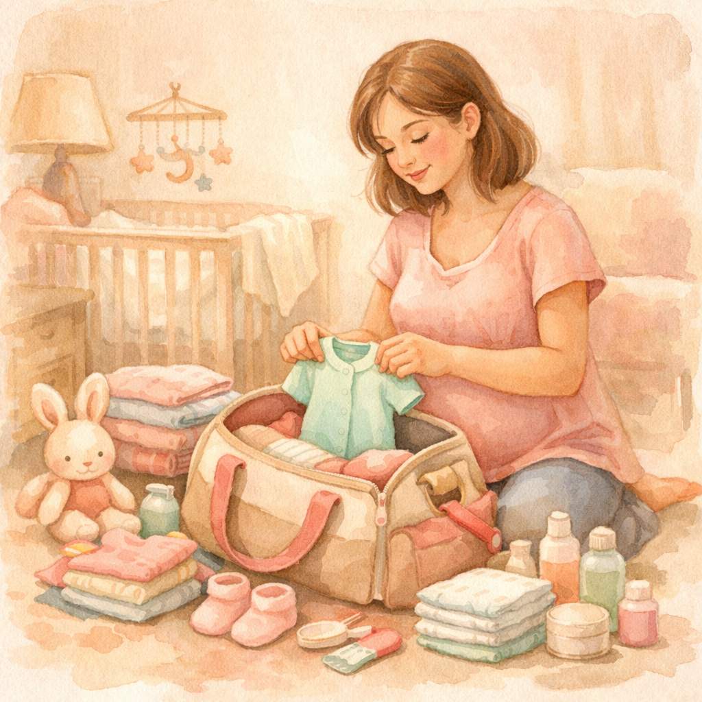 出産入院バッグ準備リスト完全版:陣痛バッグ・入院バッグの中身を徹底解説