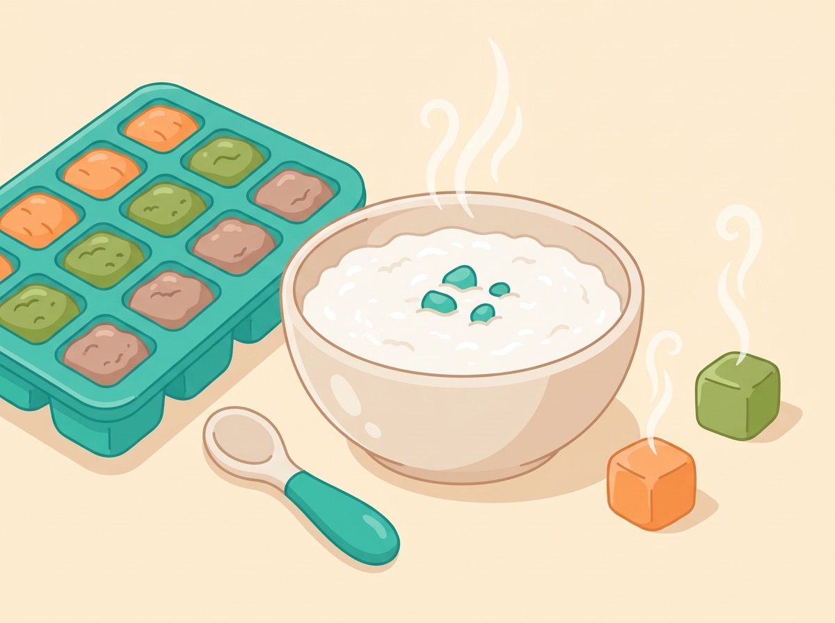 토핑이유식 하는 법: 죽 비율, 큐브 소분, 냉동 보관까지